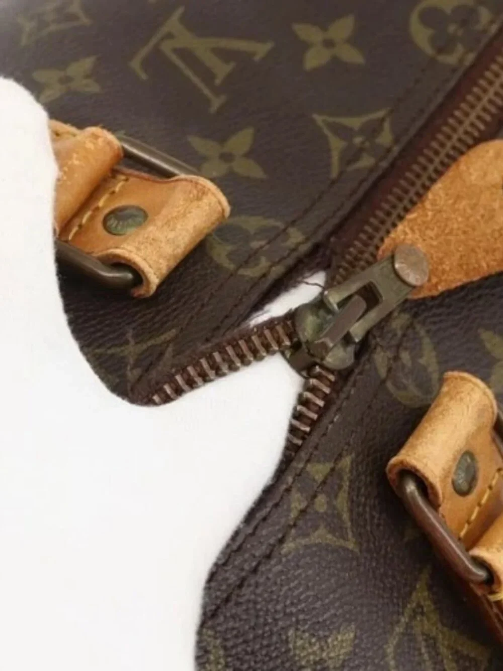 LOUIS VUITTON Monogram Keepall 50 Boston Bag Vintage M41426 LV Auth 127100